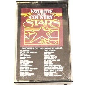 Favorites of the Country Stars Cassette Tape Classic Country Music Compilation